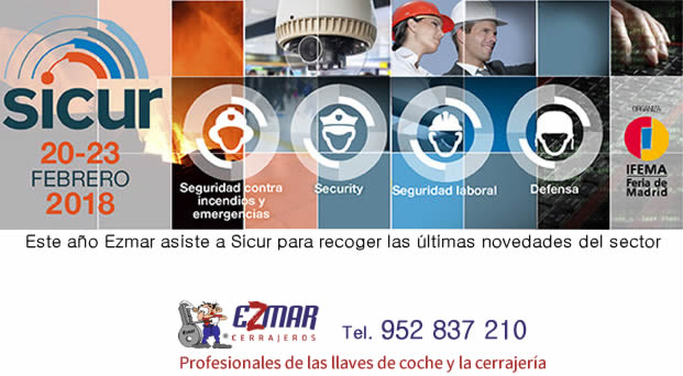 cerrajeros marbella Ezmar asistirá a Sicur 2018