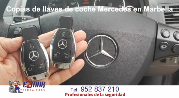copias llaves coches mercedes marbella