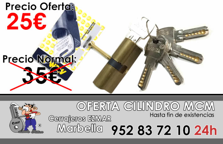 oferta cilindro mcm marbella ezmar cerrajeros